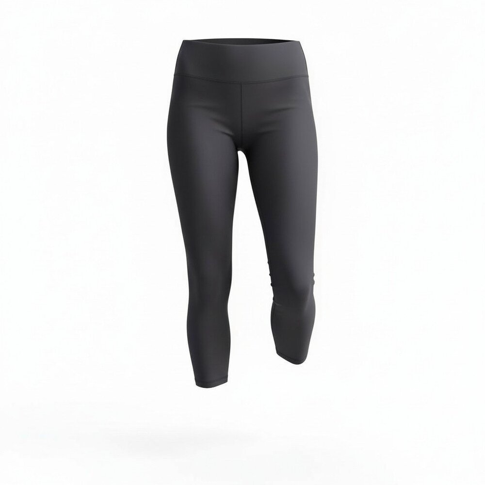 AMERICAN GIANT Women's Cropped Stretch Legging Activewear Yoga GRAY 8